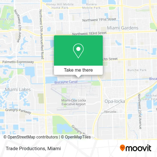Trade Productions map