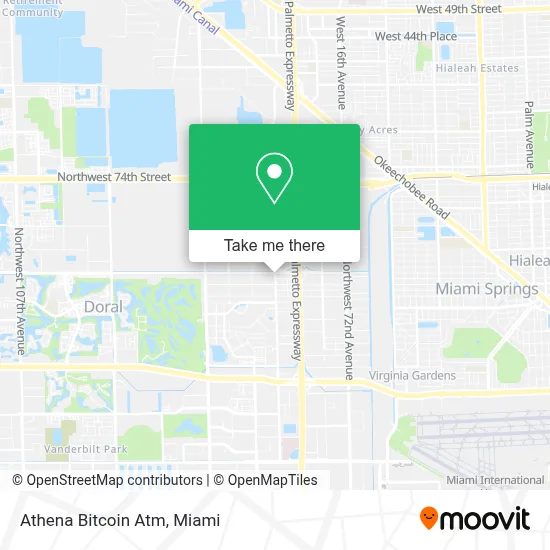 Athena Bitcoin Atm map
