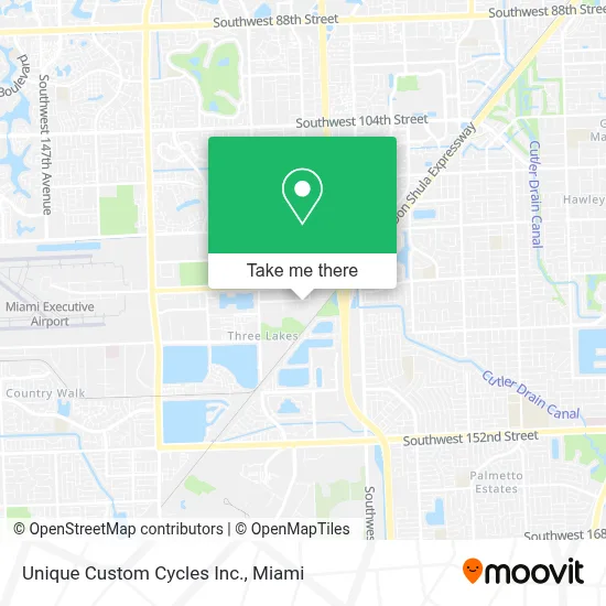 Unique Custom Cycles Inc. map