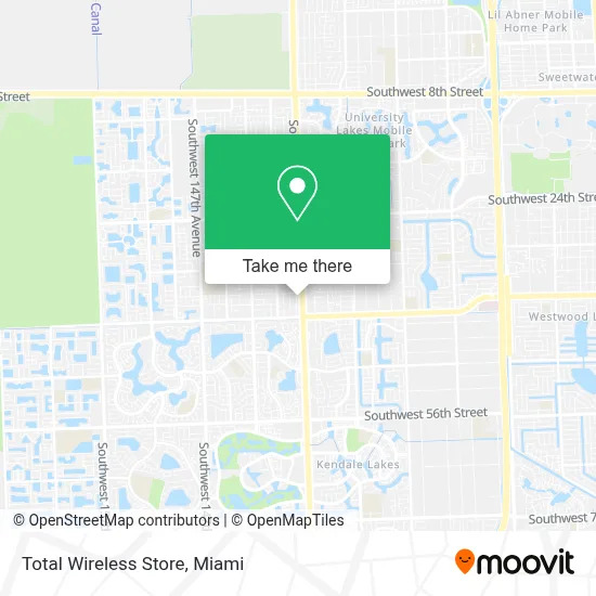 Total Wireless Store map