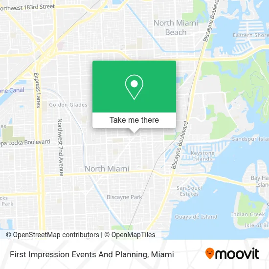 First Impression Events And  Planning map