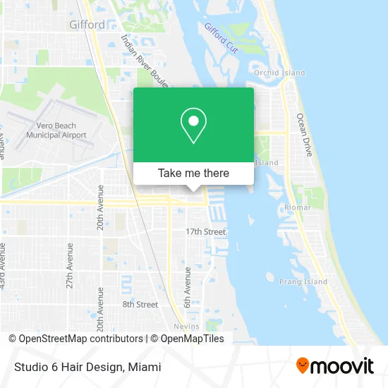 Studio 6 Hair Design map