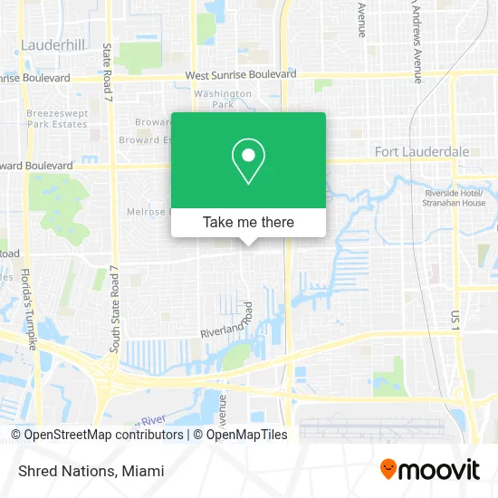 Shred Nations map