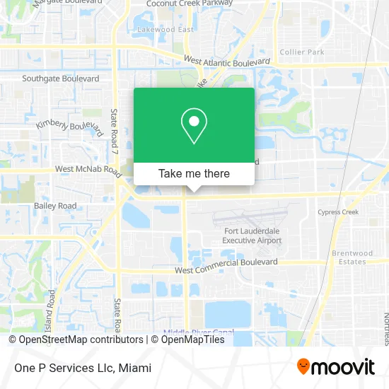 One P Services Llc map