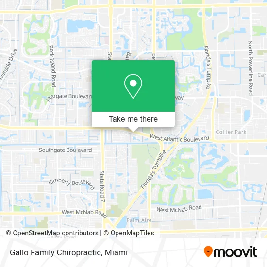 Gallo Family Chiropractic map