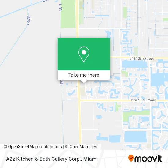 A2z Kitchen & Bath Gallery Corp. map