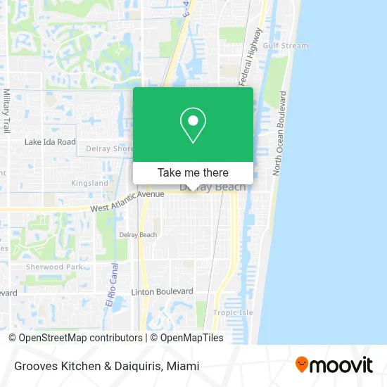 Grooves Kitchen & Daiquiris map