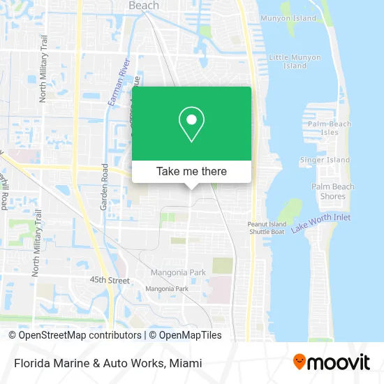 Florida Marine & Auto Works map