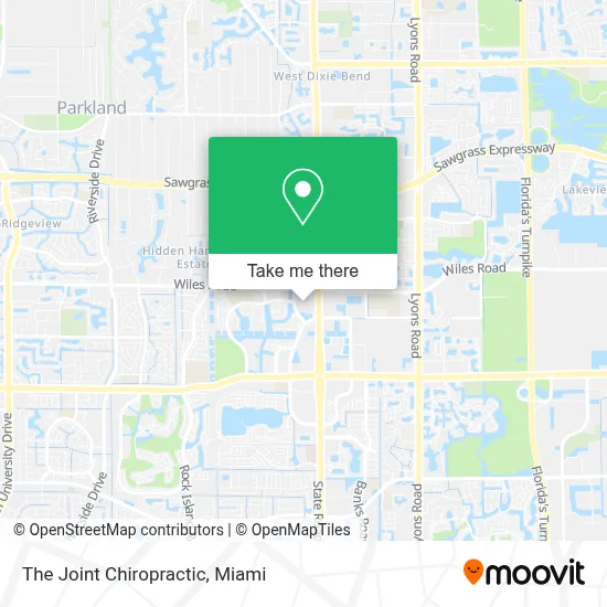 The Joint Chiropractic map