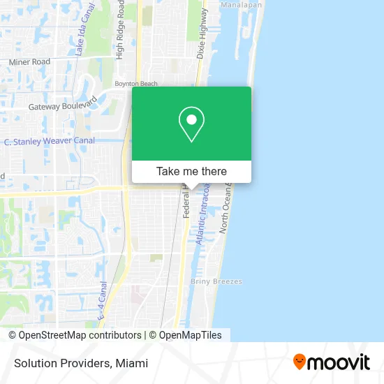 Solution Providers map