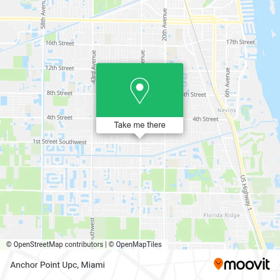 Anchor Point Upc map