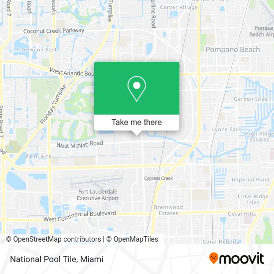 National Pool Tile map