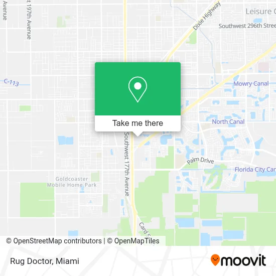 Rug Doctor map