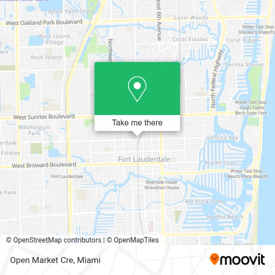 Open Market Cre map