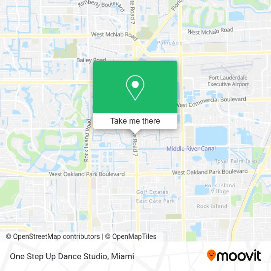 One Step Up Dance Studio map