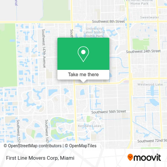 First Line Movers Corp map