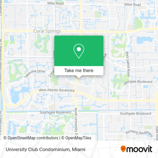 University Club Condominium map