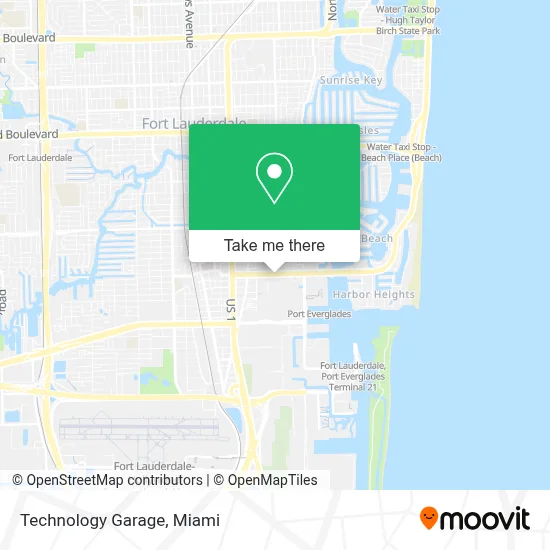 Technology Garage map