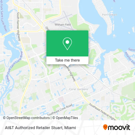 At&T Authorized Retailer Stuart map