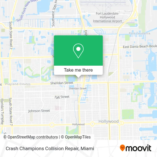Crash Champions Collision Repair map