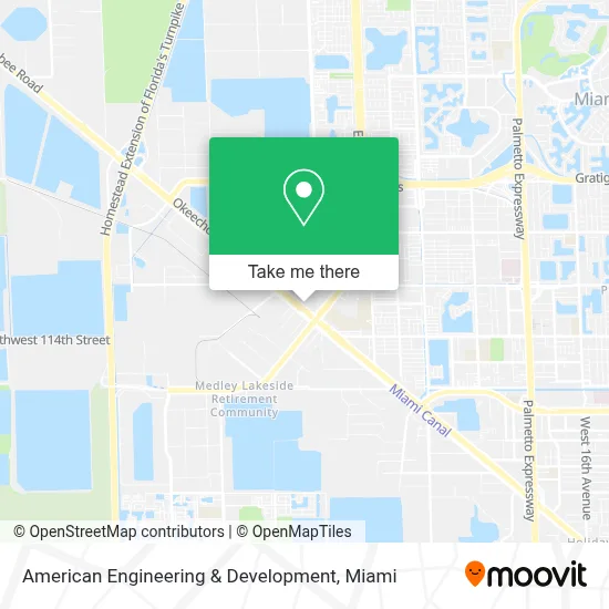 American Engineering & Development map