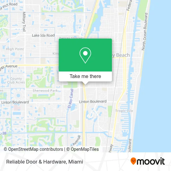 Reliable Door & Hardware map