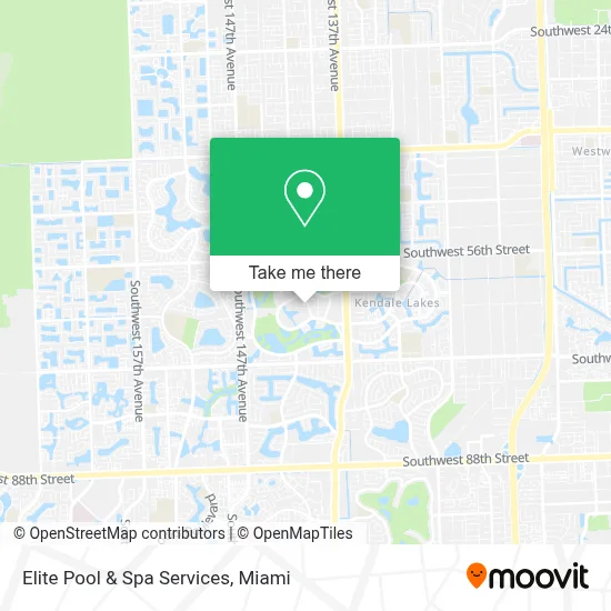 Elite Pool & Spa Services map