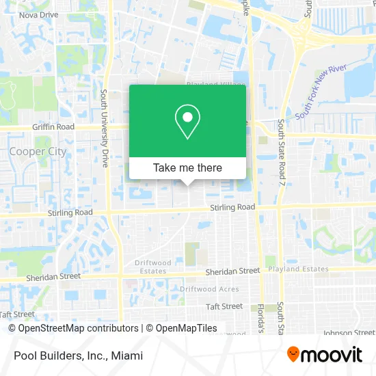 Pool Builders, Inc. map
