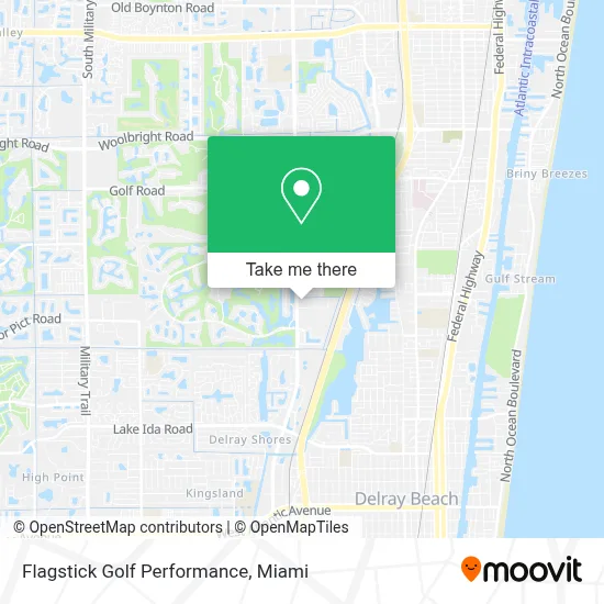 Flagstick Golf Performance map