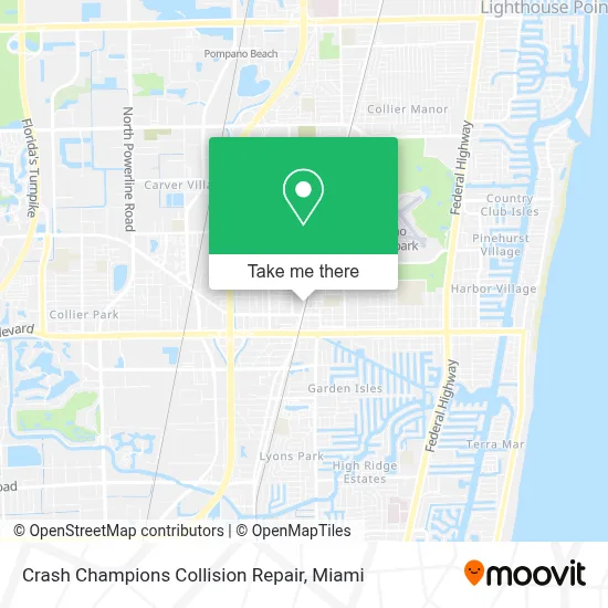 Crash Champions Collision Repair map
