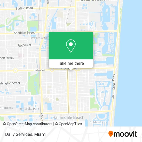 Daily Services map