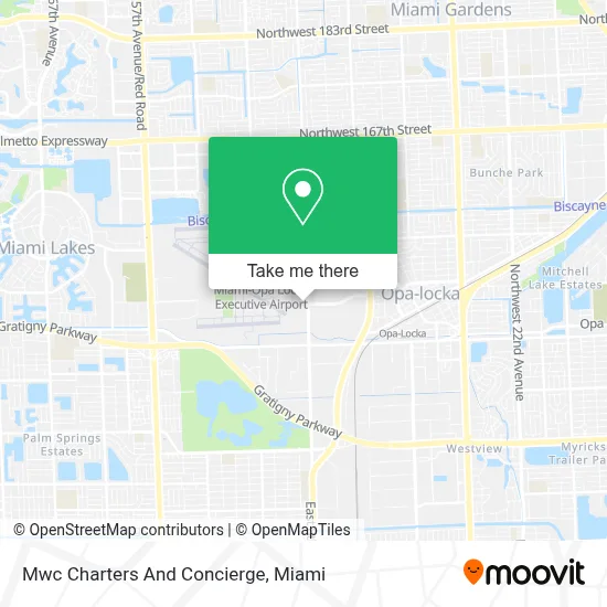 Mwc Charters And Concierge map