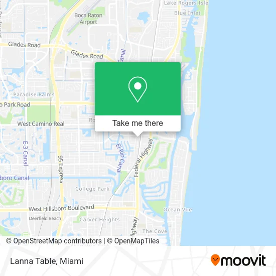 Lanna Table map