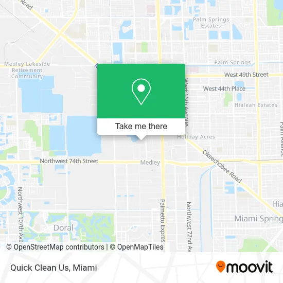 Quick Clean Us map