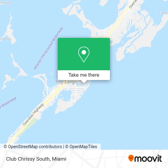 Club Chrissy South map