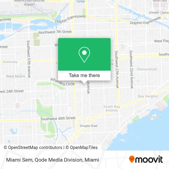 Miami Sem, Qode Media Division map