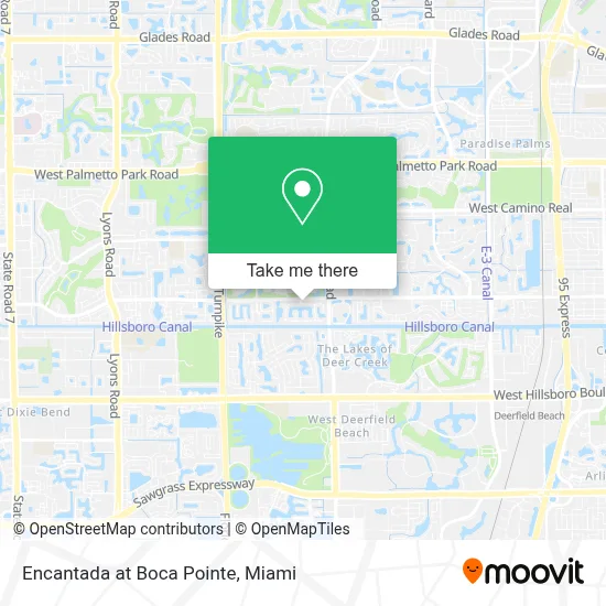 Encantada at Boca Pointe map