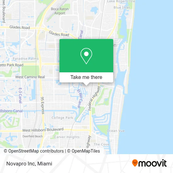 Novapro Inc map