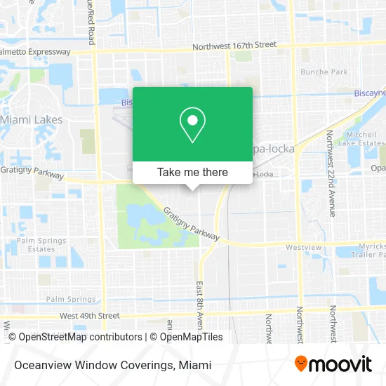 Oceanview Window Coverings map