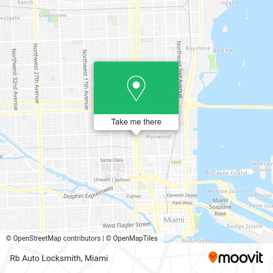 Rb Auto Locksmith map