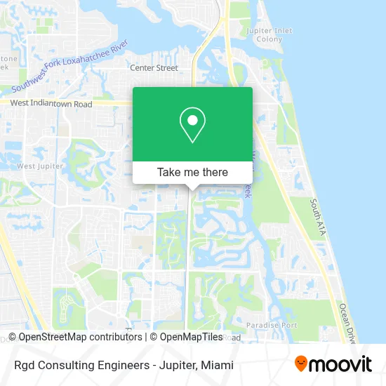 Rgd Consulting Engineers - Jupiter map