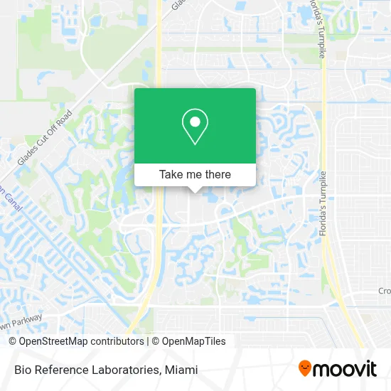 Bio Reference Laboratories map