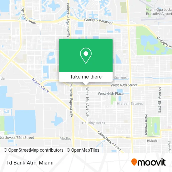 Td Bank Atm map