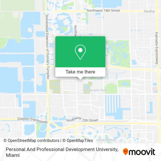 Personal And Professional Development University map