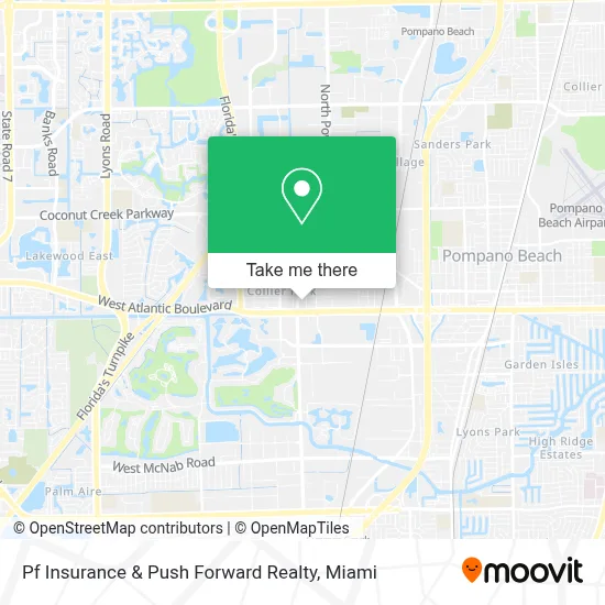Pf Insurance & Push Forward Realty map
