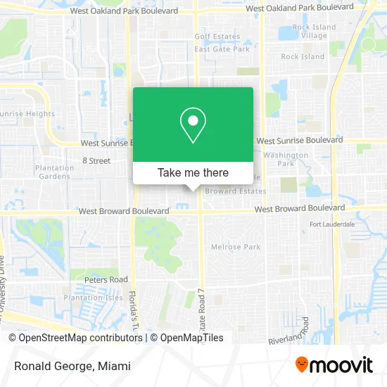 Ronald George map