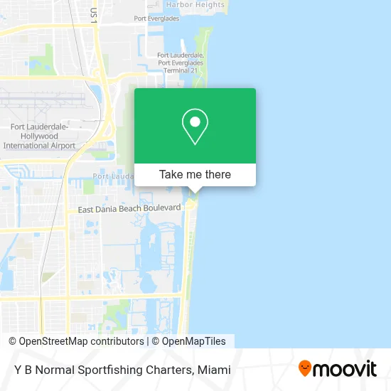 Y B Normal Sportfishing Charters map