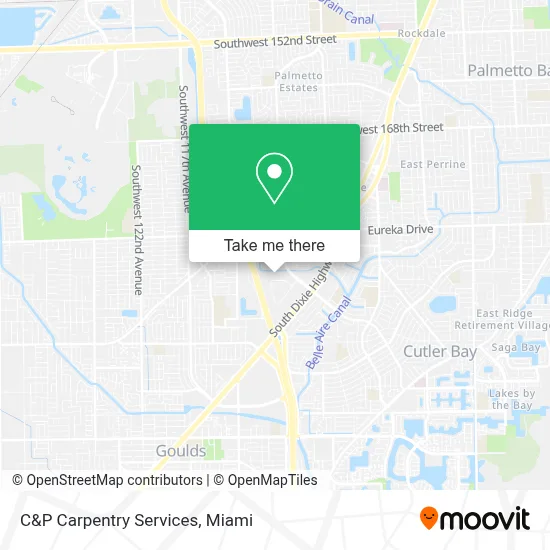 C&P Carpentry Services map