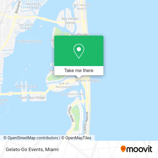 Gelato-Go Events map