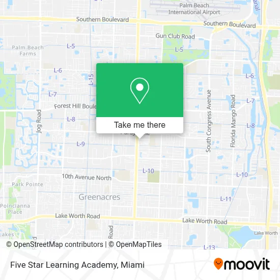 Five Star Learning Academy map